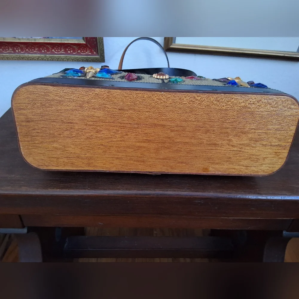 RARE.Near Mint Enid Collins of Texas  Gltterbugs Tote 1966 NWOT. Free Shipping - Picture 9 of 12